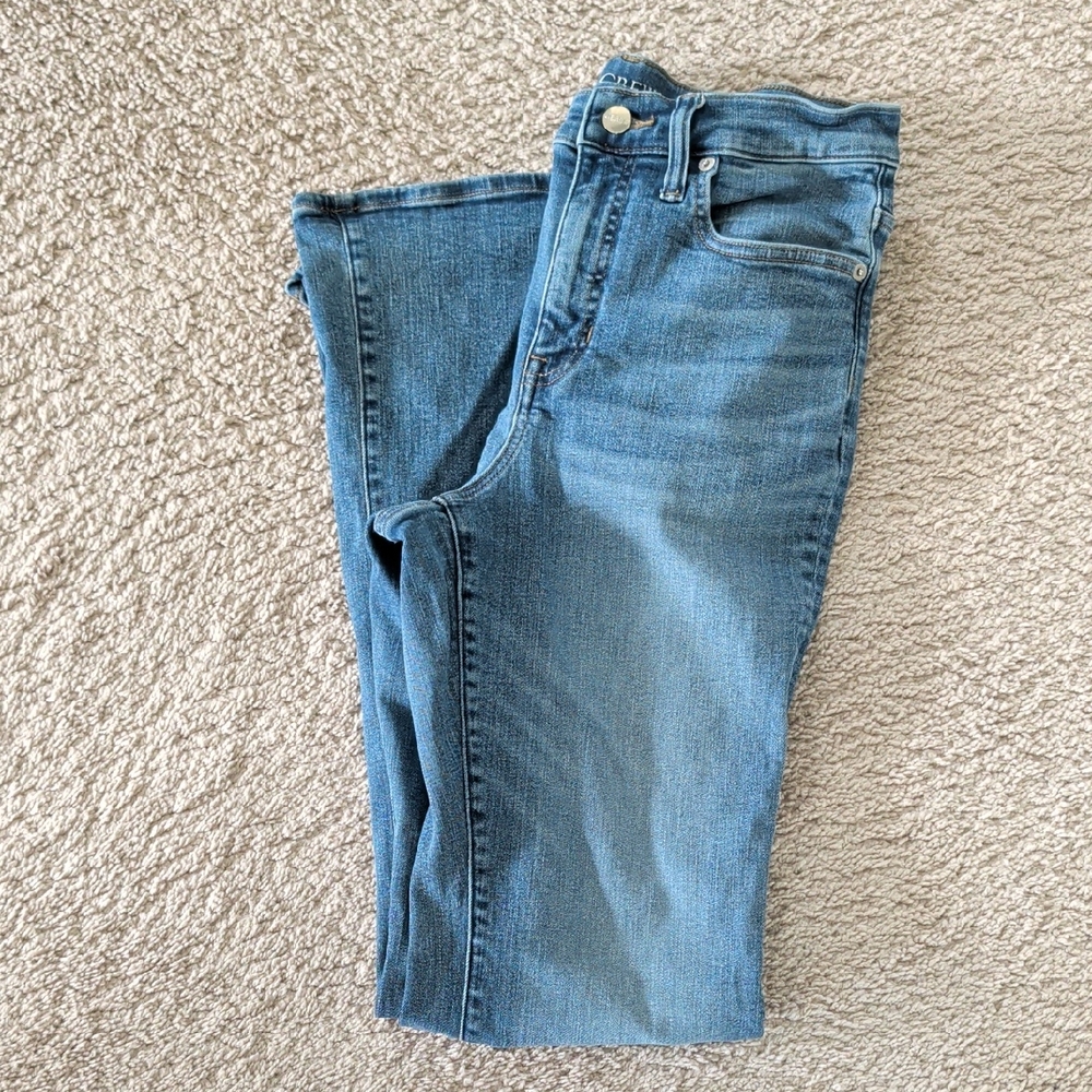 J. Crew Women's Straight Leg Jeans in Light Blue